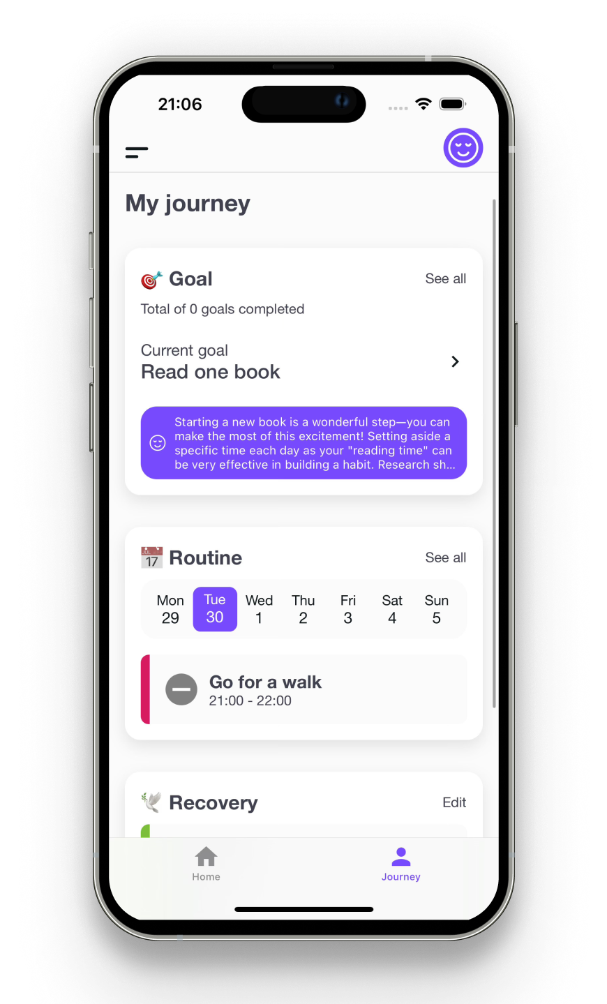 Vitaloop App Screenshot 2